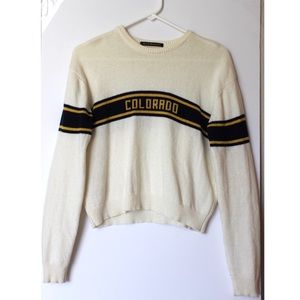 Brandy Melville Cream Colorado Sweater